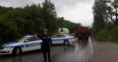 prekinut saobraćaj klizište Banjaluka - Prijedor