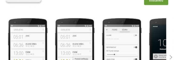 Vaktija.ba aplikacija